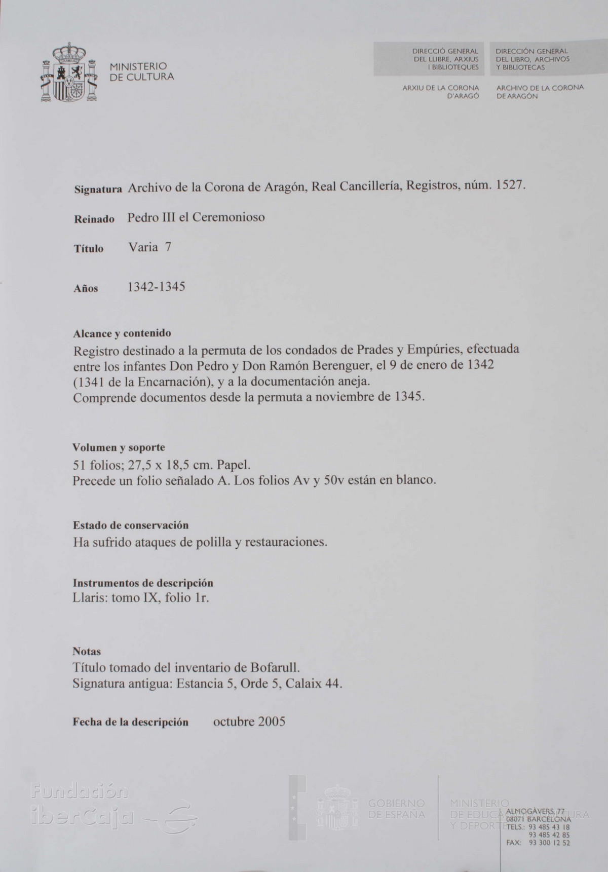 Descripción General