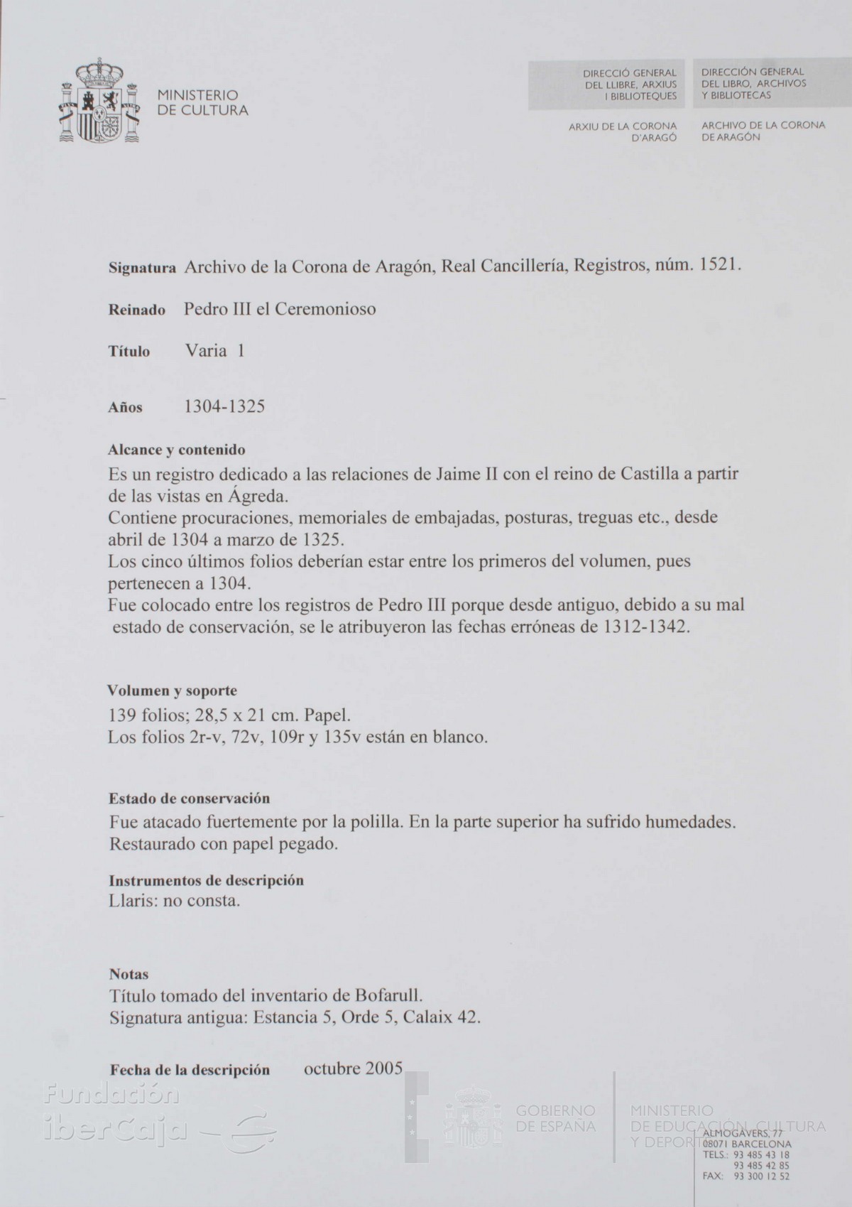 Descripci�n General