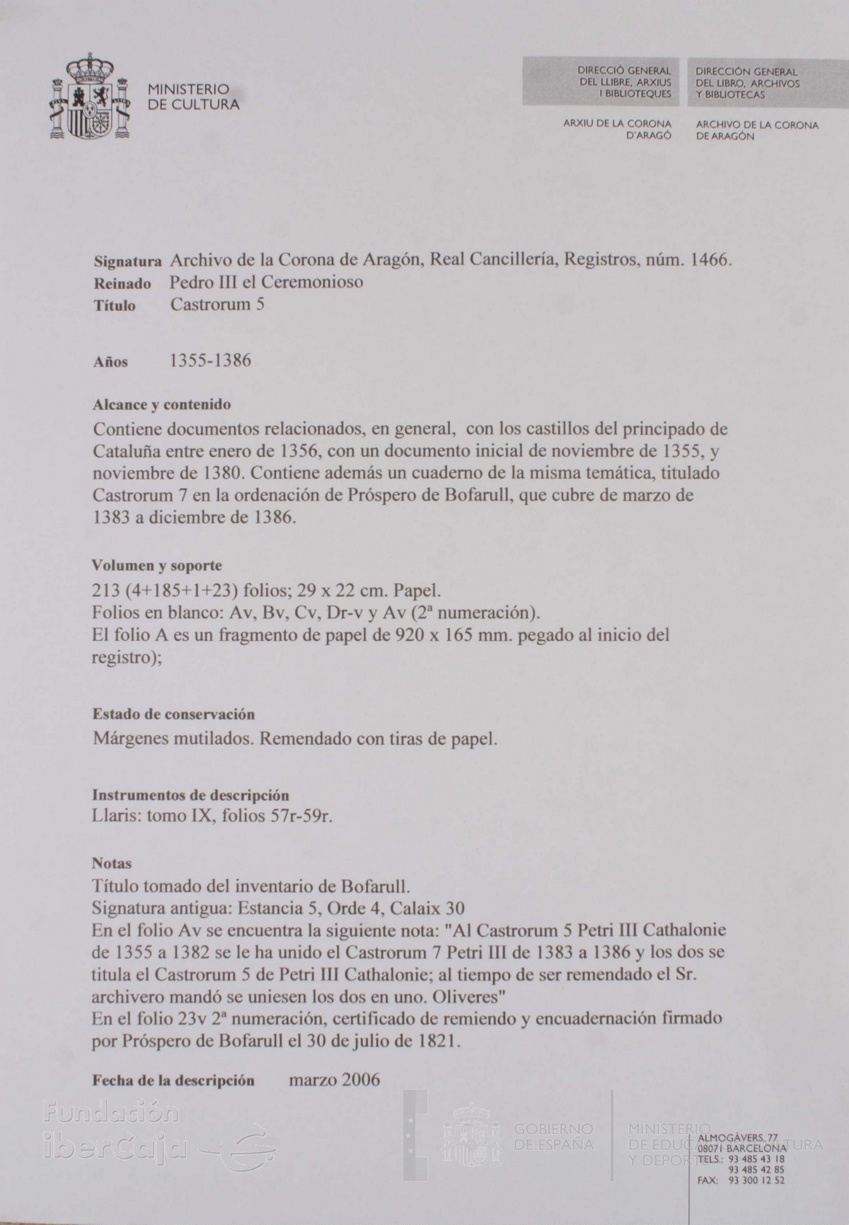 Descripción General