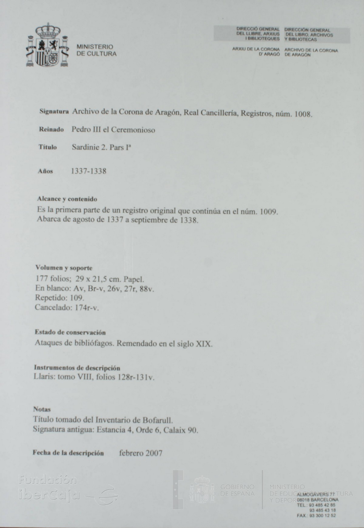 Descripción General