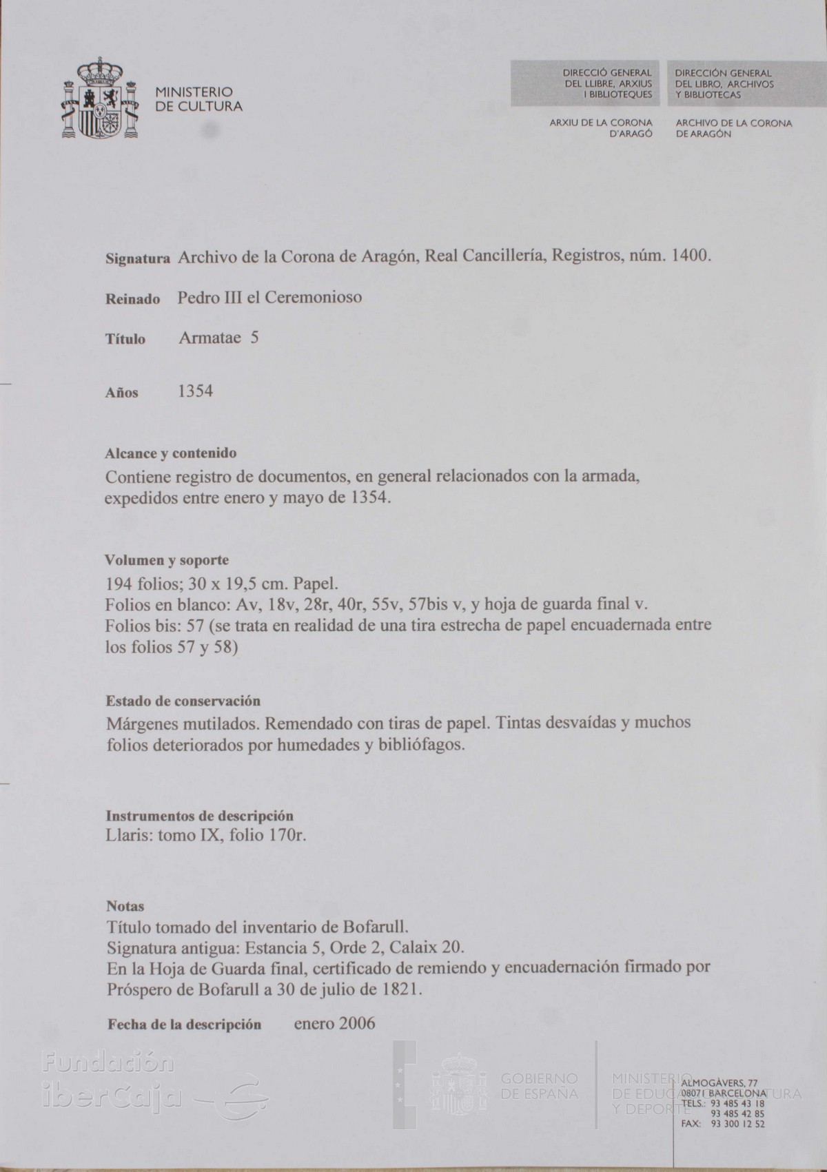Descripción General