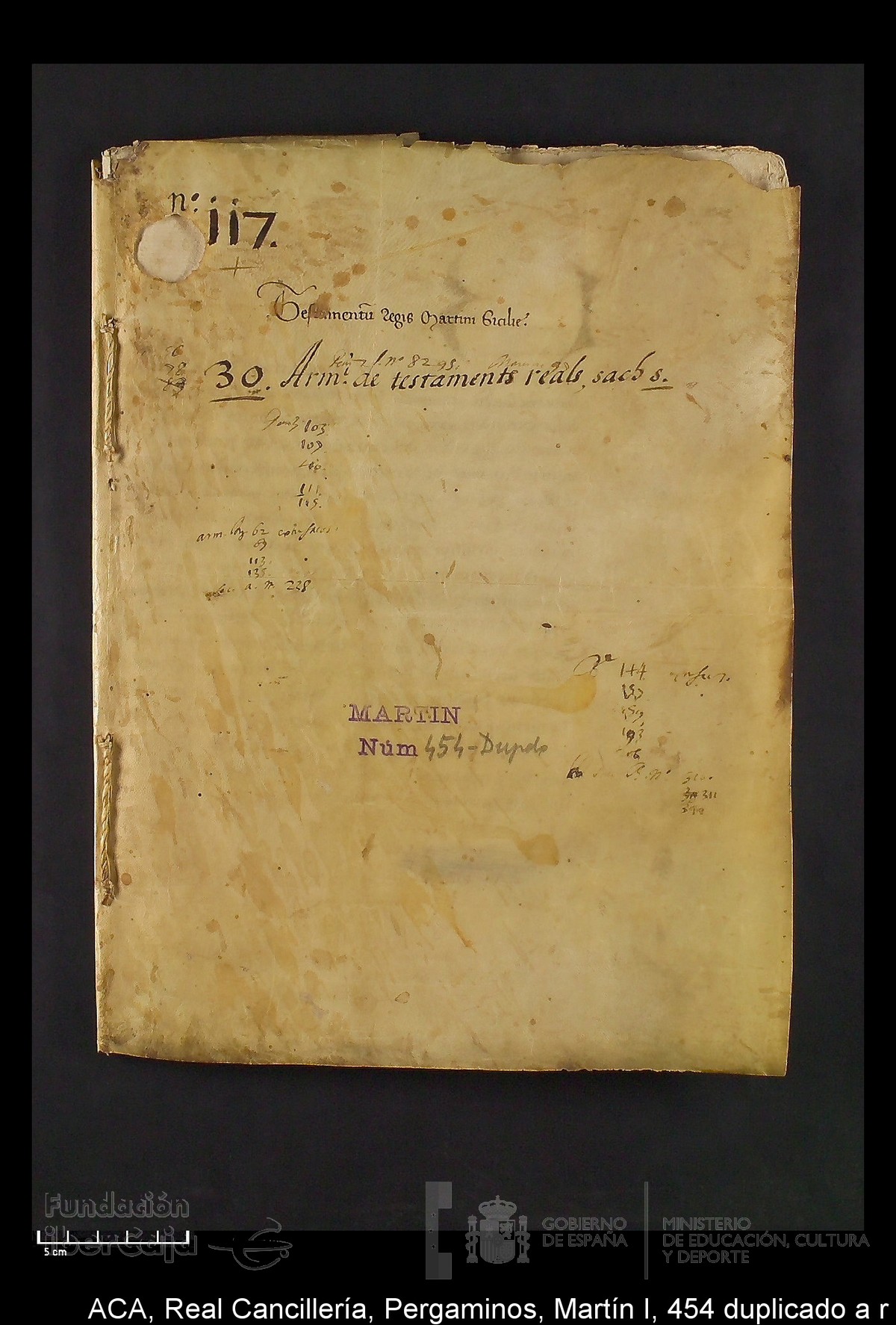 Carp.330,n�454 dupl a r