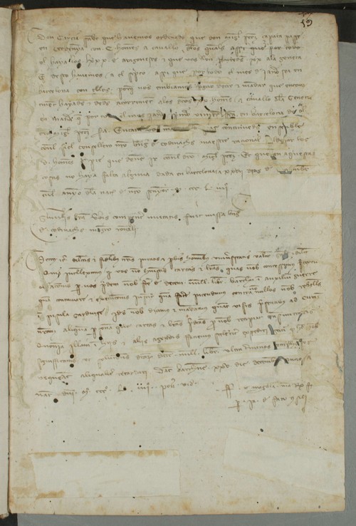 Cancillería,registros,nº1398,fol.19/ Guerra. (28-12-1353)