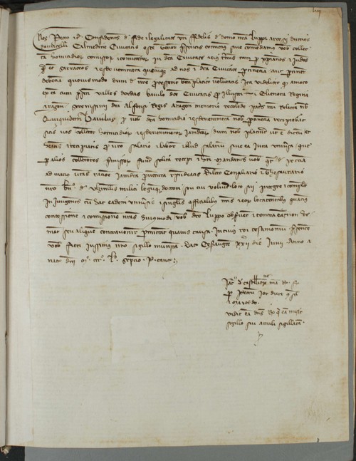 Cancillería,registros,nº966,fol.52v-53/ Nombramiento. (20-6-1357)