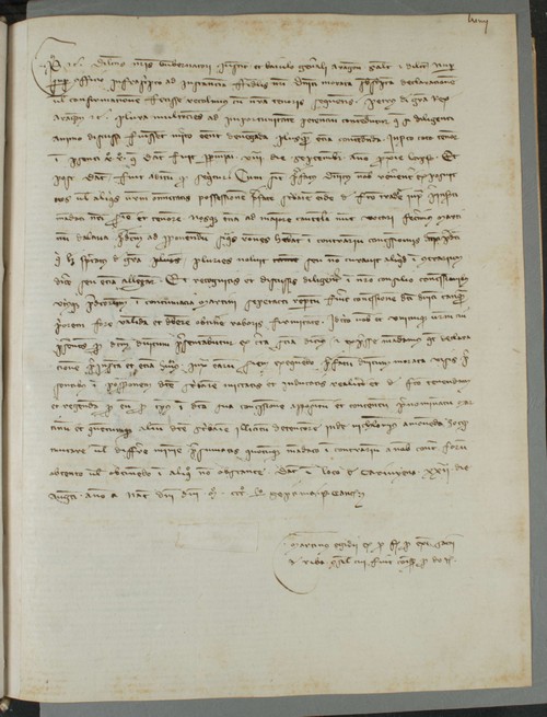 Cancillería,registros,nº966,fol.59/ Nombramiento. (22-8-1357)