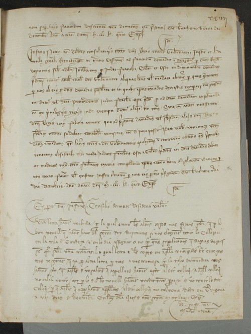 Cancillería,registros,nº1401,fol.26-27/ Subsidios. (1-12-1354 - 3-12-1354)