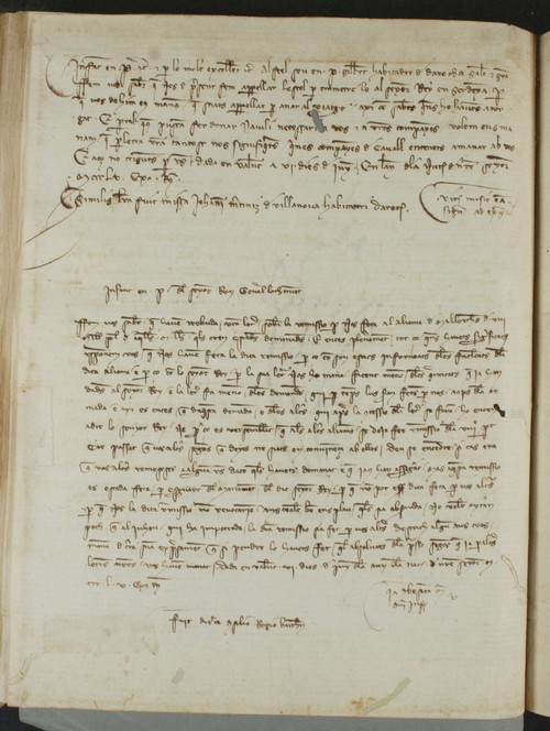 Cancillería,registros,nº1401,fol.87v/ Mandato. (6-6-1355)