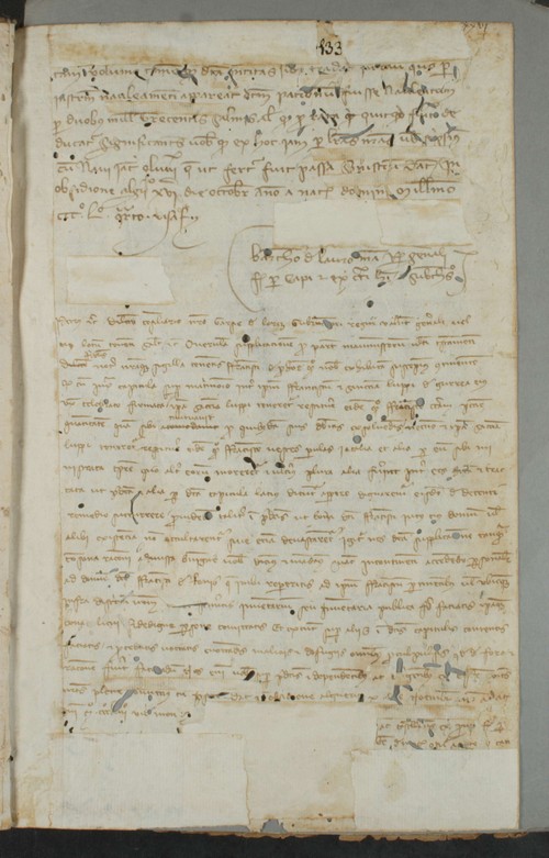 Cancillería,registros,nº1465,fol.133/ Pleito. (10-11-1354)