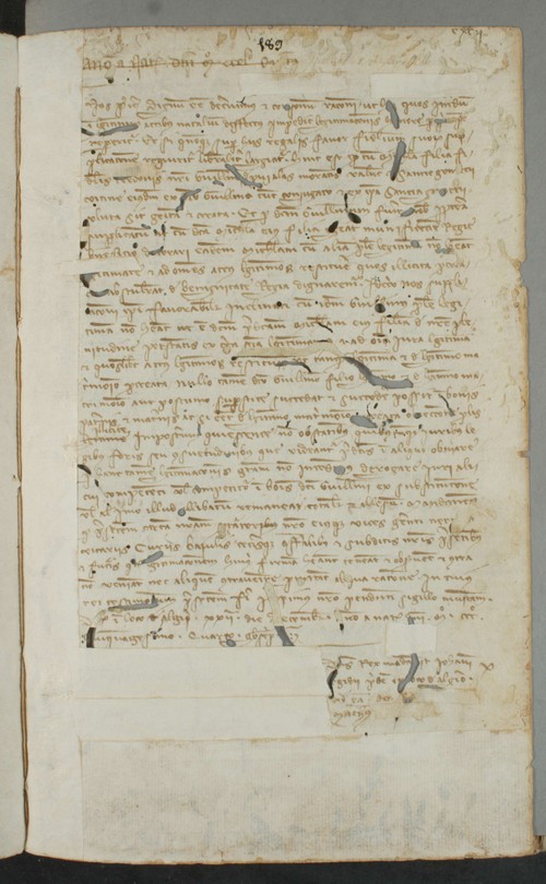 Cancillería,registros,nº1465,fol.182v-189/ Mandatos. (1354)