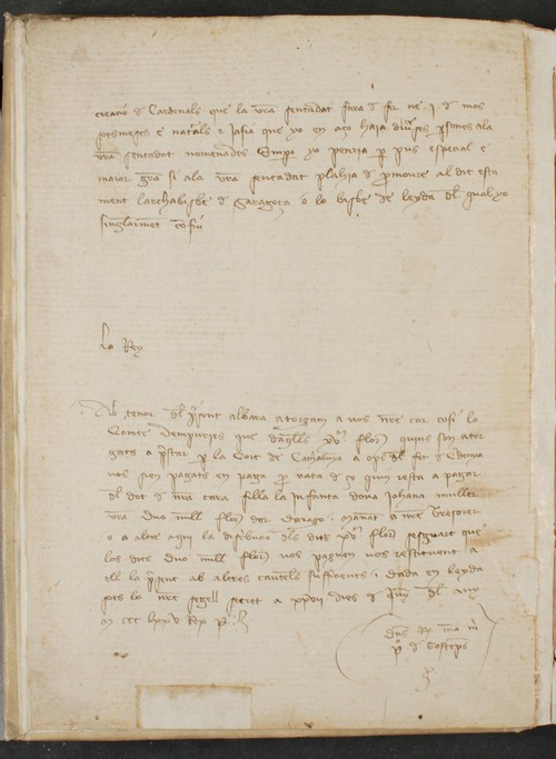 Cancillería,registros,nº1255,fol.2v/ Carta de pago. (27-6-1375)