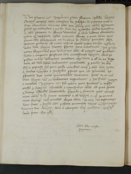 Cancillería,registros,nº1556,fol.72v/ Mandato. (10-8-1381)