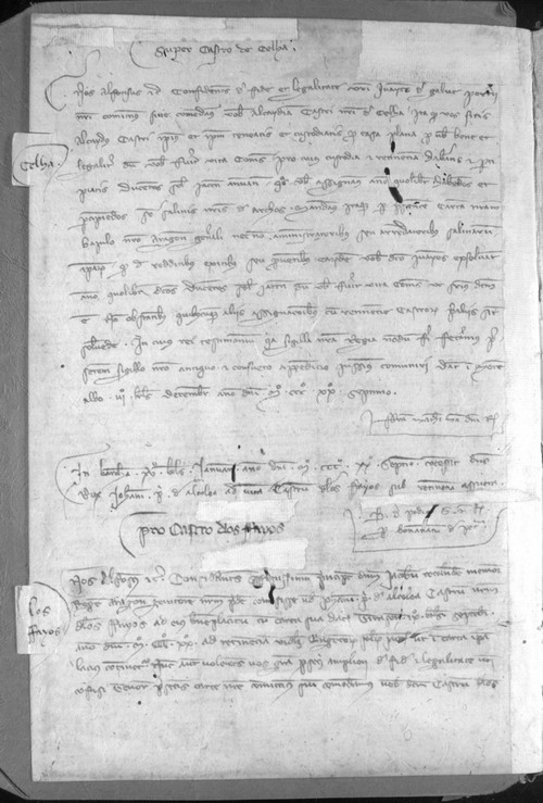 Cancillería,registros,nº561,fol.22v-23v/ Tenencia de castillo. (18-12-1327 - 8-1-1328)