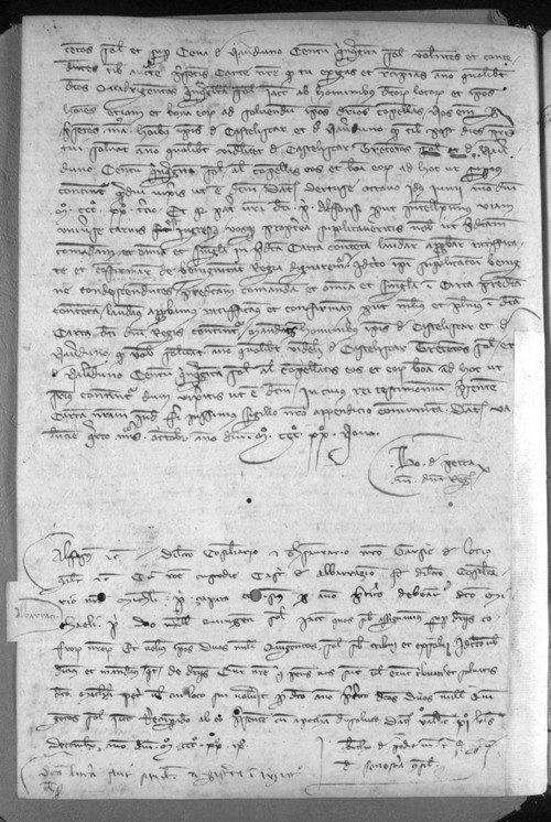 Cancillería,registros,nº561,fol.45v/ Tenencia de castillo. (21-11-1329)