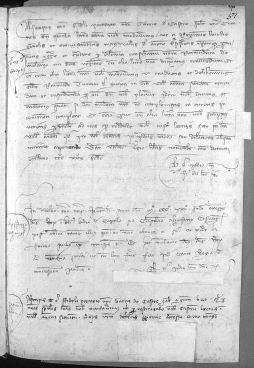 Cancillería,registros,nº561,fol.57-57v/ Tenencia de castillo. (1-12-1332)