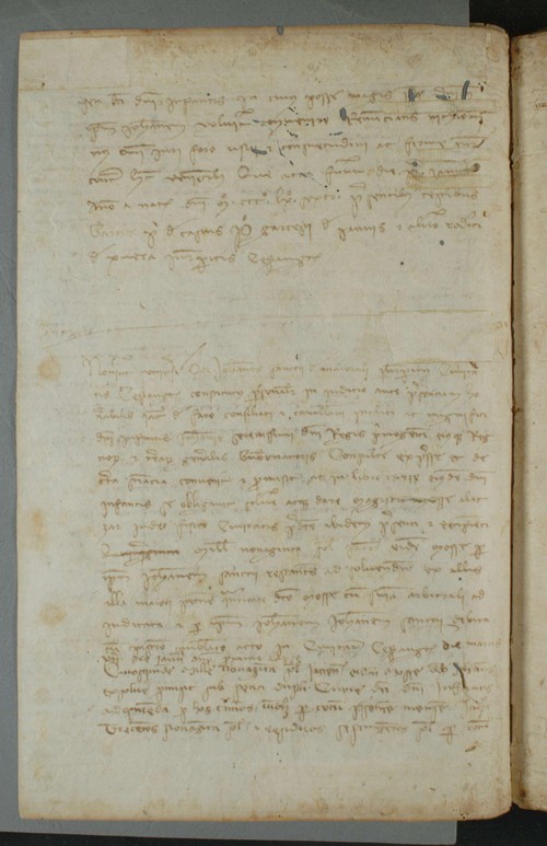 Cancillería,registros,nº1549,fol.99v-101r/ Pleito. (1366)