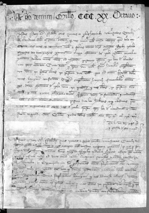 Cancillería,registros,nº582,fol.2-2v/ Nombramiento. (29-10-1328)