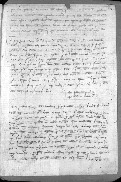 Cancillería,registros,nº582,fol.19/ Nombramiento. (27-1-1334)