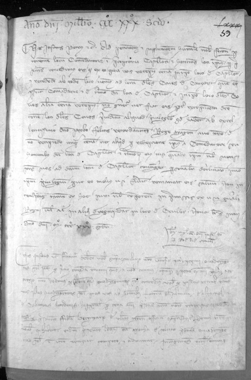 Cancillería,registros,nº583,fol.59-59v/ Debitorio. (15-4-1332)