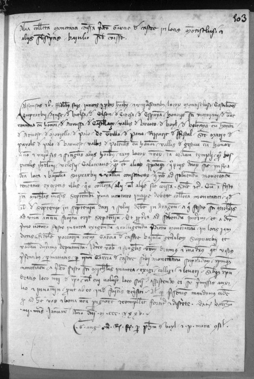 Cancillería,registros,nº538,fol.103/ Monedaje. (2-1-1336)