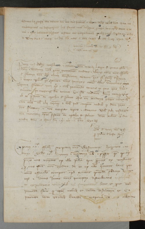 Cancillería,registros,nº1399,fol.47v/ Comanda. (10-5-1353)