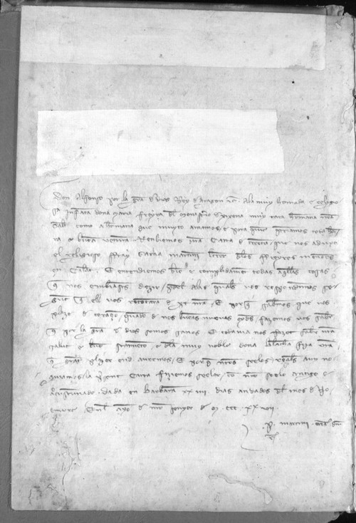 Cancillería,registros,nº519,fol.4v/ Correspondencia. (24-11-1327)