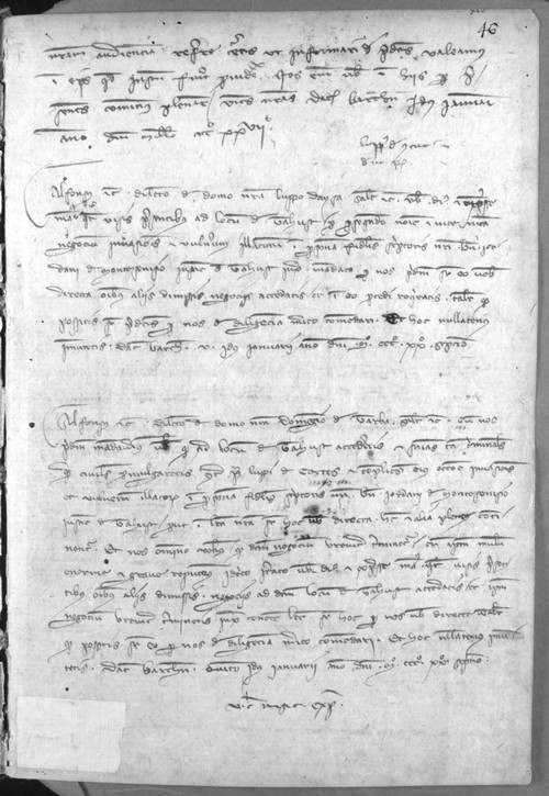 Cancillería,registros,nº519,fol.46/ Mandato. (9-1-1328)