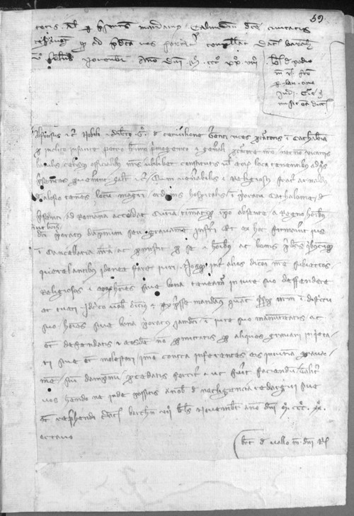 Cancillería,registros,nº430,fol.58-59/ Mandato. (28-2-1329)