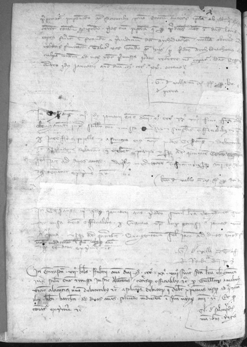 Cancillería,registros,nº430,fol.198v/ Mandato. (10-1-1329 - 11-1-1329)