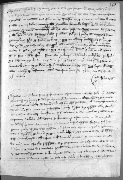 Cancillería,registros,nº430,fol.242/ Mandato. (10-2-1329)