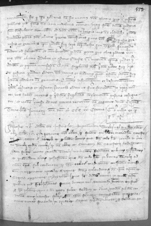 Cancillería,registros,nº430,fol.179-179v/ Mandato. (26-12-1328)