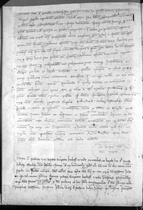 Cancillería,registros,nº506,fol.19v-20/ Mandato. (25-1-1332)