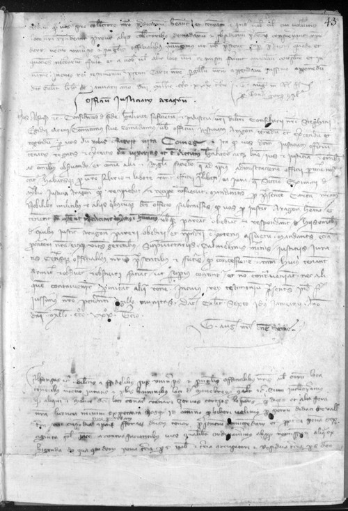 Cancillería,registros,nº506,fol.43/ Nombramiento. (8-1-1334)