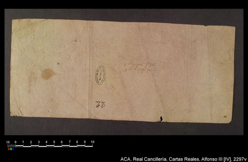 Cancillería,cartas_reales,Alfonso_IV,caja_19,nº2297/ Mandato. (22-06-1333)