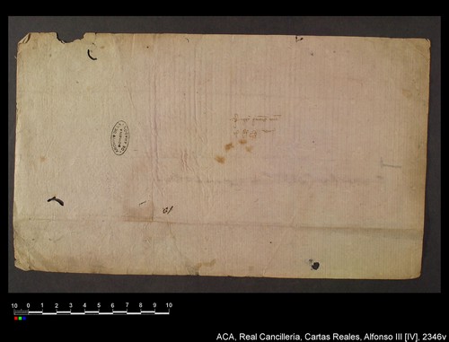 Cancillería,cartas_reales,Alfonso_IV,caja_19,nº2346/ Mandato. (19-07-1333)