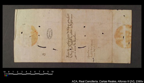 Cancillería,cartas_reales,Alfonso_IV,caja_20,nº2395/ Correspondencia. (24-08-1333)