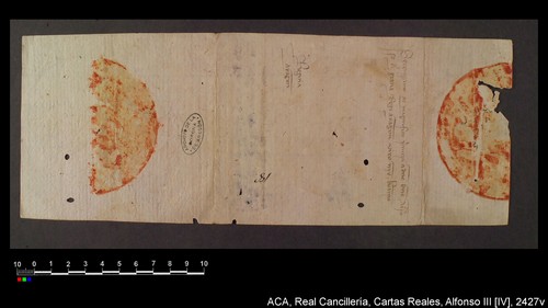 Cancillería,cartas_reales,Alfonso_IV,caja_20,nº2427/ Correspondencia. (18-09-1333)