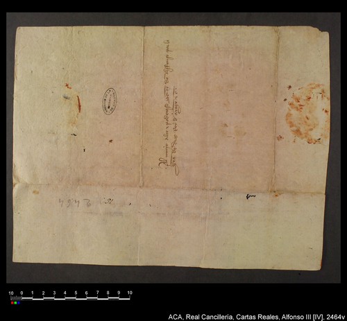 Cancillería,cartas_reales,Alfonso_IV,caja_21,nº2464/ Correspondencia. (15-10-1333)