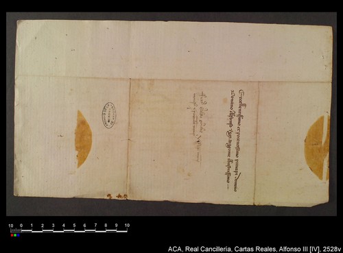 Cancillería,cartas_reales,Alfonso_IV,caja_21,nº2528/ Correspondencia. (1334 [SUP])