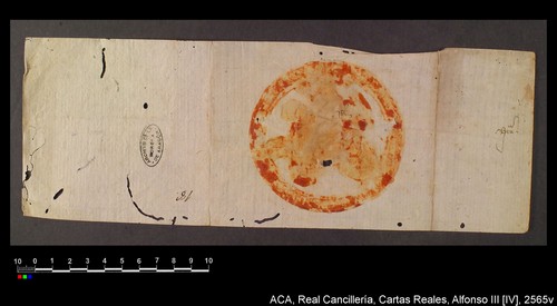 Cancillería,cartas_reales,Alfonso_IV,caja_21,nº2565/ Mandato. (18-2-1335)