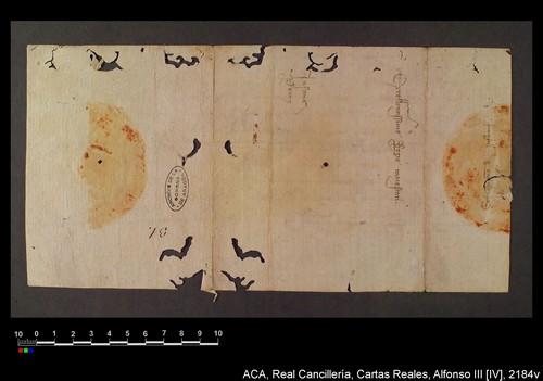 Cancillería,cartas_reales,Alfonso_IV,caja_18,nº2184/ Correspondencia. (31-03-1333)