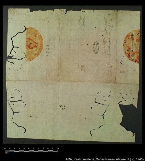 Cancillería,cartas_reales,Alfonso_IV,caja_14,nº1743/ Correpondencia. (30-11-1331)