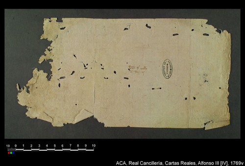 Cancillería,cartas_reales,Alfonso_IV,caja_14,nº1769/ Mandato. (1331 [SUP])