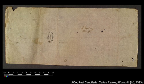 Cancillería,cartas_reales,Alfonso_IV,caja_10,nº1323/ Mandato. (13-10-1330)