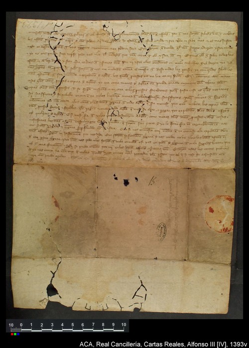 Cancillería,cartas_reales,Alfonso_IV,caja_11,nº1393/ Correspondencia. (15-12-1330)