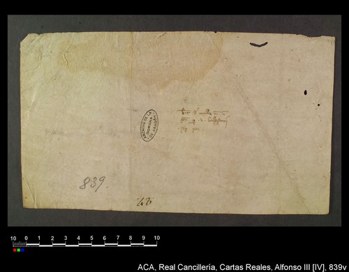 Cancillería,cartas_reales,Alfonso_IV,caja_7,nº839/ Mandato. (27-06-1329)