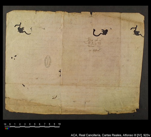 Cancillería,cartas_reales,Alfonso_IV,caja_7,nº923/ Mandato. (1-10-1329)