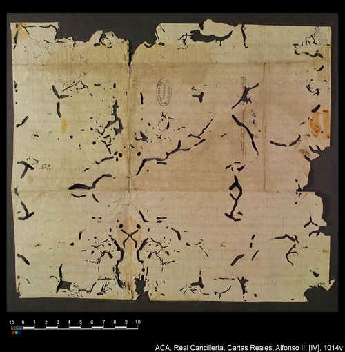 Cancillería,cartas_reales,Alfonso_IV,caja_8,nº1014/ Correspondencia. (23-1-1331)