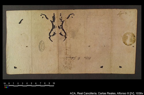 Cancillería,cartas_reales,Alfonso_IV,caja_8,nº1036/ Correspondencia. (11-2-1331)