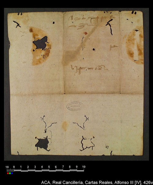 Cancillería,cartas_reales,Alfonso_IV,caja_4,nº426/ Correspondencia. (4-06-1328)