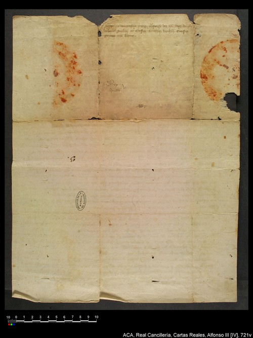 Cancillería,cartas_reales,Alfonso_IV,caja_6,nº721/ Correspondencia. (3-3-1330)
